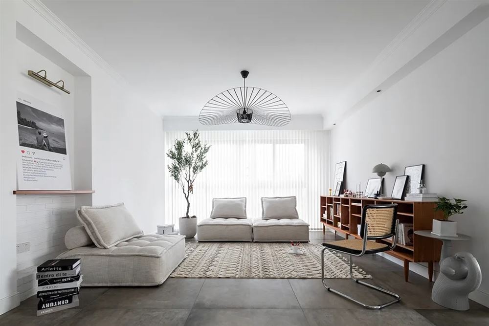 廣州市華遠云和墅北歐風格三居室裝修案例