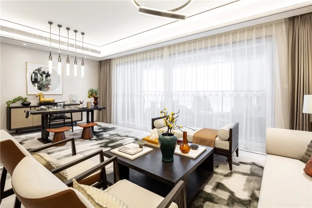 新中式風(fēng)格家裝設(shè)計(jì)室內(nèi)裝修效果圖-客廳 新中式風(fēng)格家裝設(shè)計(jì)室內(nèi)裝修效果圖-客廳