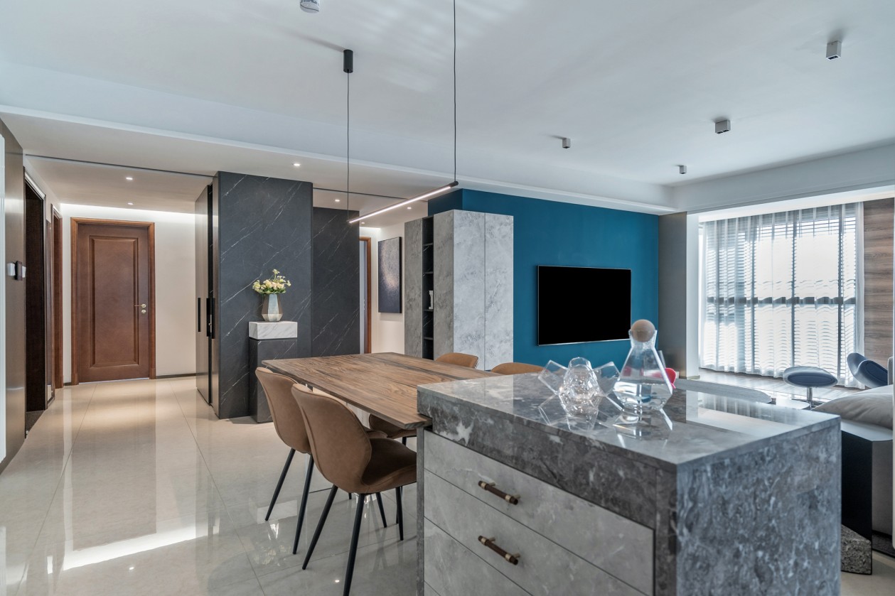 現(xiàn)代簡約風(fēng)格室內(nèi)設(shè)計(jì)家裝案例-客餐廳 現(xiàn)代簡約風(fēng)格室內(nèi)設(shè)計(jì)家裝案例-客餐廳