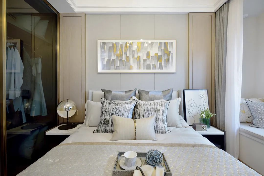 現(xiàn)代簡約風格室內(nèi)設計家裝案例-臥室 現(xiàn)代簡約風格室內(nèi)設計家裝案例-臥室