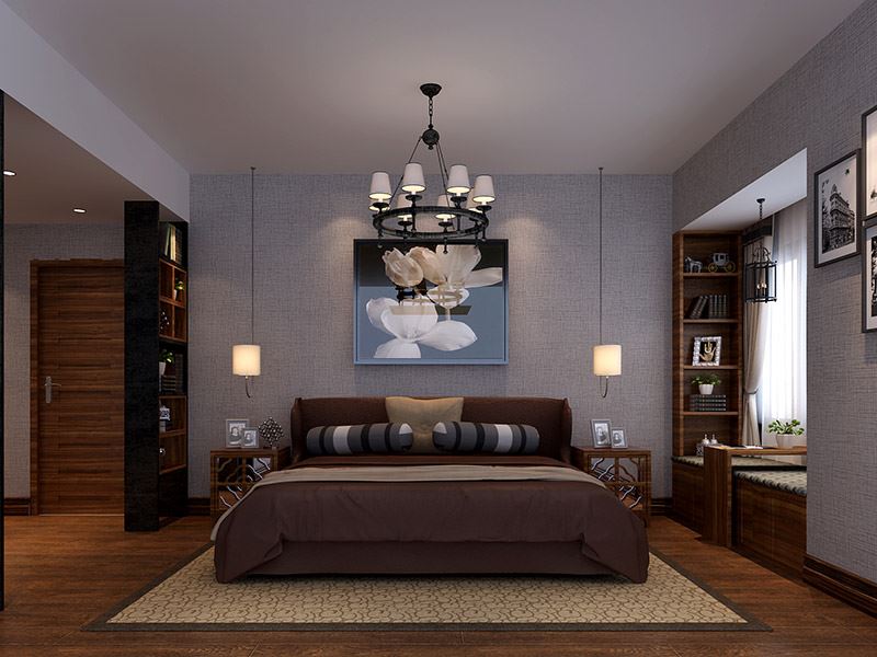 茂名市東匯城新古典風(fēng)格三居室裝修案例