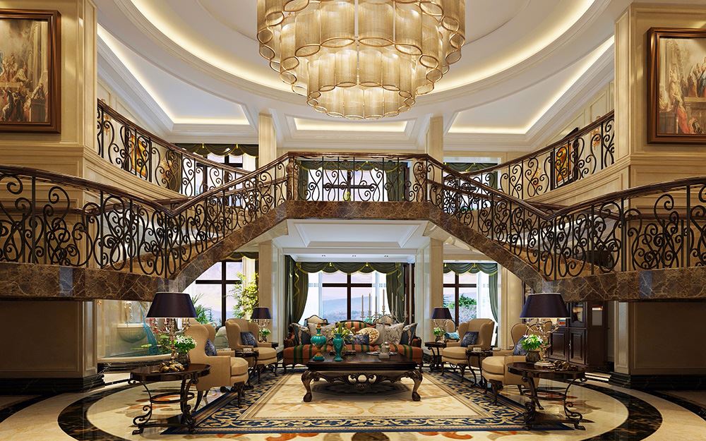 佛山市順德華潤置地廣場(chǎng)歐式風(fēng)格別墅裝修案例