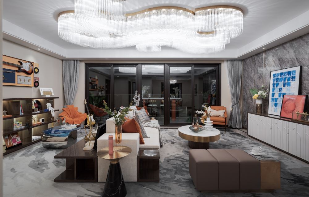 佛山市旭輝雅居樂清樾北歐風(fēng)格三居室裝修案例