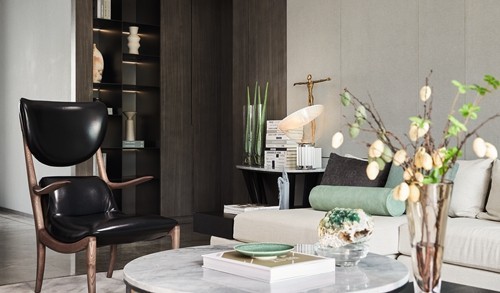 現(xiàn)代輕奢風(fēng)格室內(nèi)家裝案例效果圖-客廳茶幾 現(xiàn)代輕奢風(fēng)格室內(nèi)家裝案例效果圖-客廳茶幾