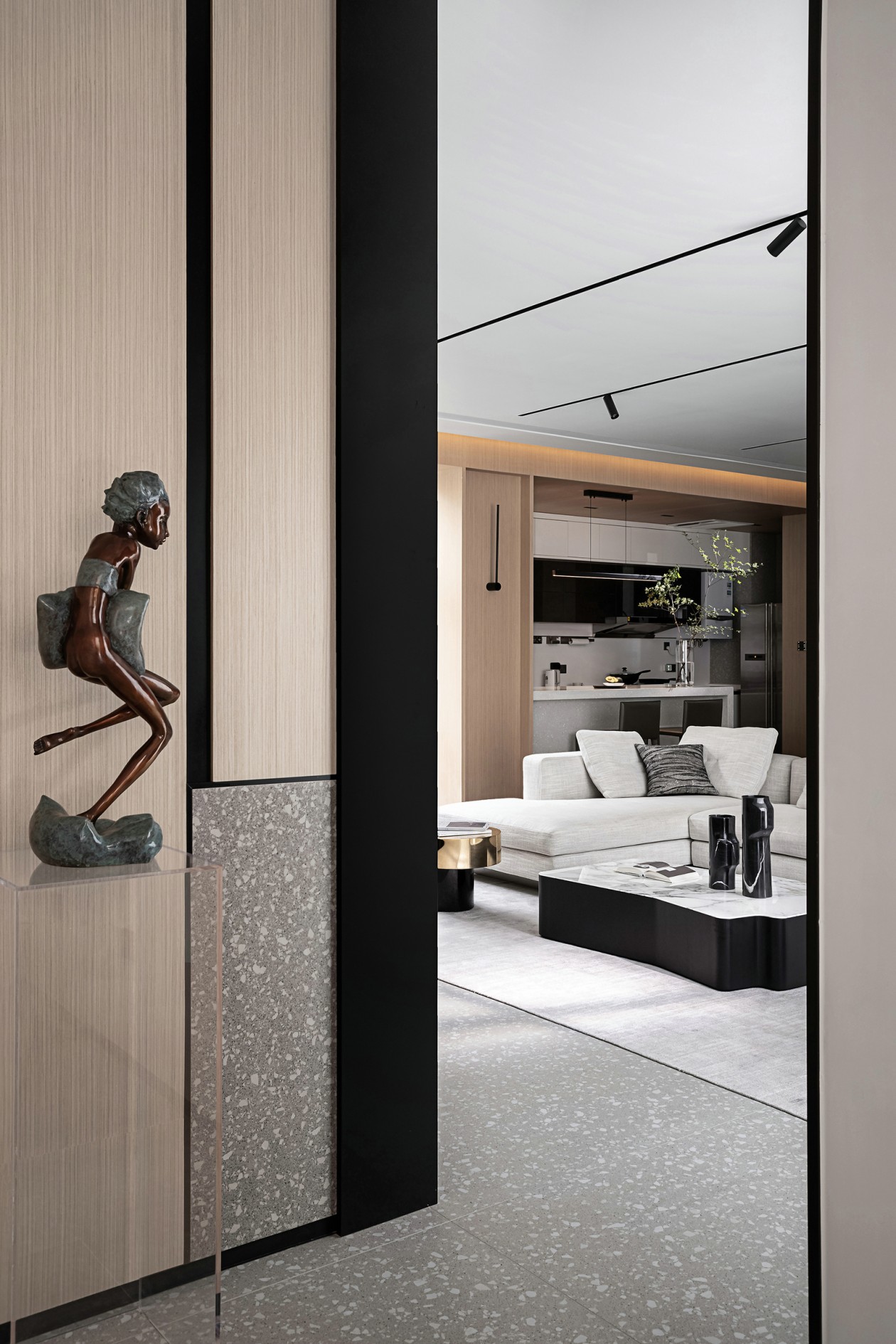 現(xiàn)代簡約風格室內(nèi)設(shè)計家裝案例-客廳