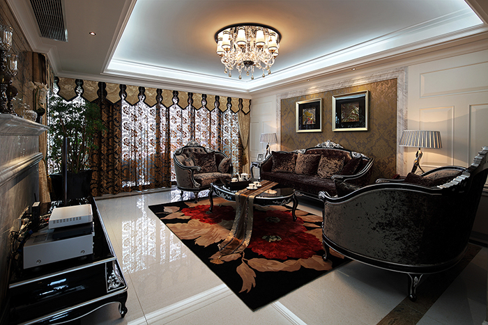 新古典風(fēng)格家裝設(shè)計室內(nèi)裝修效果圖-客廳 新古典風(fēng)格家裝設(shè)計室內(nèi)裝修效果圖-客廳