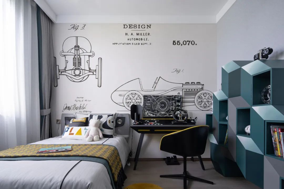 現(xiàn)代輕奢風(fēng)格室內(nèi)設(shè)計(jì)家裝案例-兒童房 現(xiàn)代輕奢風(fēng)格室內(nèi)設(shè)計(jì)家裝案例-兒童房