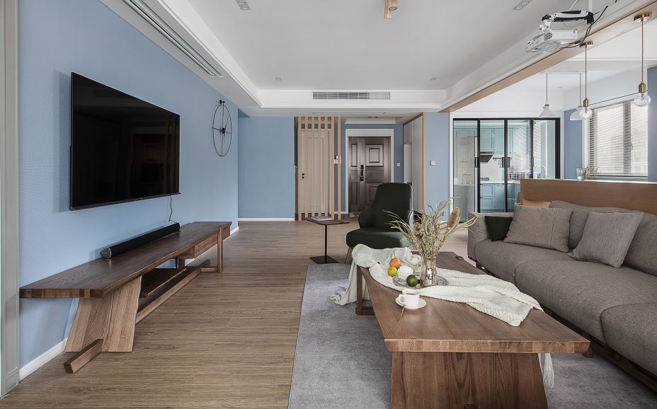 江門(mén)市珠江國(guó)際新城北歐風(fēng)格四居室裝修案例