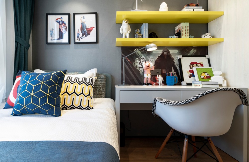 現(xiàn)代簡約風格室內設計家裝案例-兒童房書桌 現(xiàn)代簡約風格室內設計家裝案例-兒童房書桌