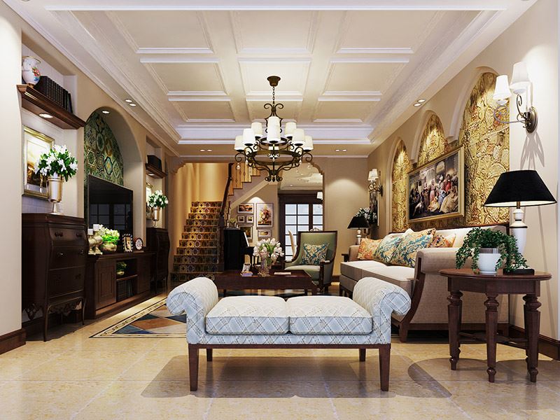 揭陽市博雅苑C區(qū)現(xiàn)代風(fēng)格別墅裝修案例