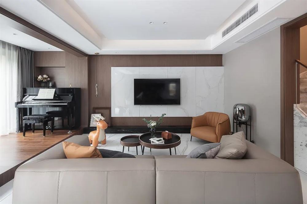 江門(mén)市雅逸尚都現(xiàn)代簡(jiǎn)約風(fēng)格三居室裝修案例