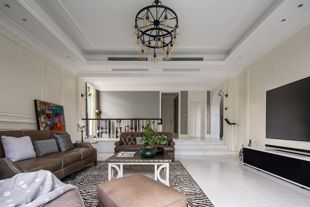 江門市江?；▓@美式風(fēng)格別墅裝修案例