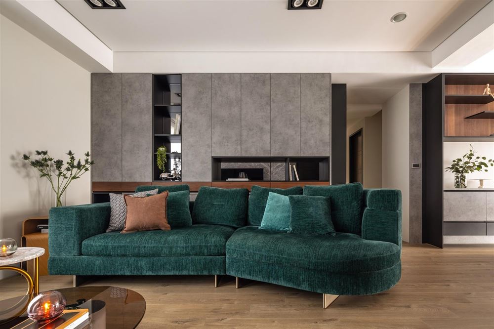 廣州市黃埔花園現(xiàn)代簡約風(fēng)格三居室裝修案例