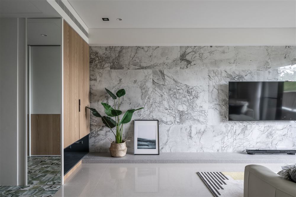 佛山市保利玥府現(xiàn)代簡約風格三居室裝修案例