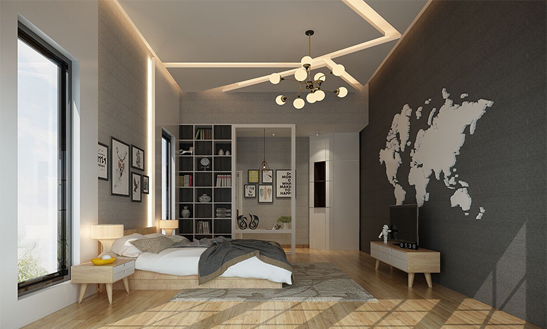 現(xiàn)代簡約風(fēng)格別墅裝修設(shè)計效果圖-瀧景花園別墅365平米-別墅臥室裝修設(shè)計 現(xiàn)代簡約風(fēng)格別墅裝修設(shè)計效果圖-瀧景花園別墅365平米-別墅臥室裝修設(shè)計