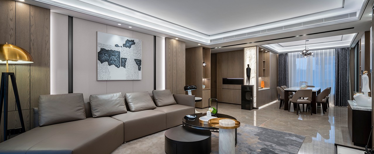 裝修案例新中式風格室內裝修效果圖-客餐廳 裝修案例新中式風格室內裝修效果圖-客餐廳