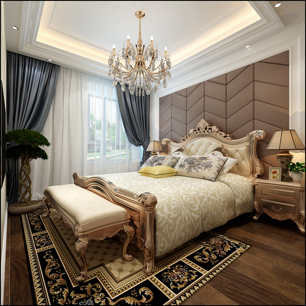 裝修公司歐式古典風(fēng)格室內(nèi)裝修效果圖-臥室 裝修公司歐式古典風(fēng)格室內(nèi)裝修效果圖-臥室