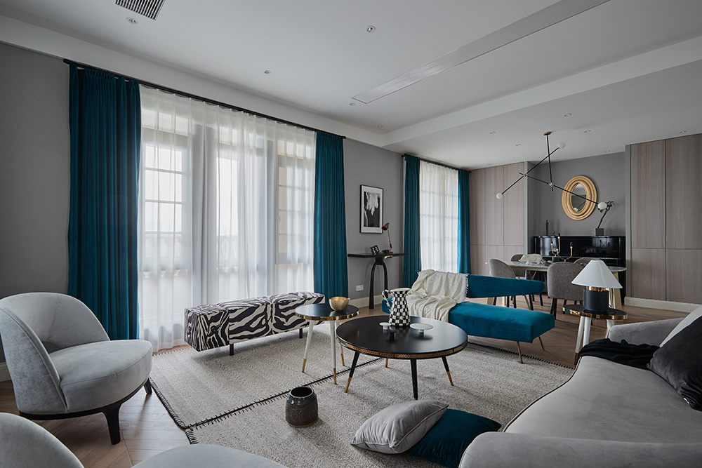 在起風的季節(jié)心理向往著柔軟的裝飾設計，平凡地過著舒心的生活-客廳