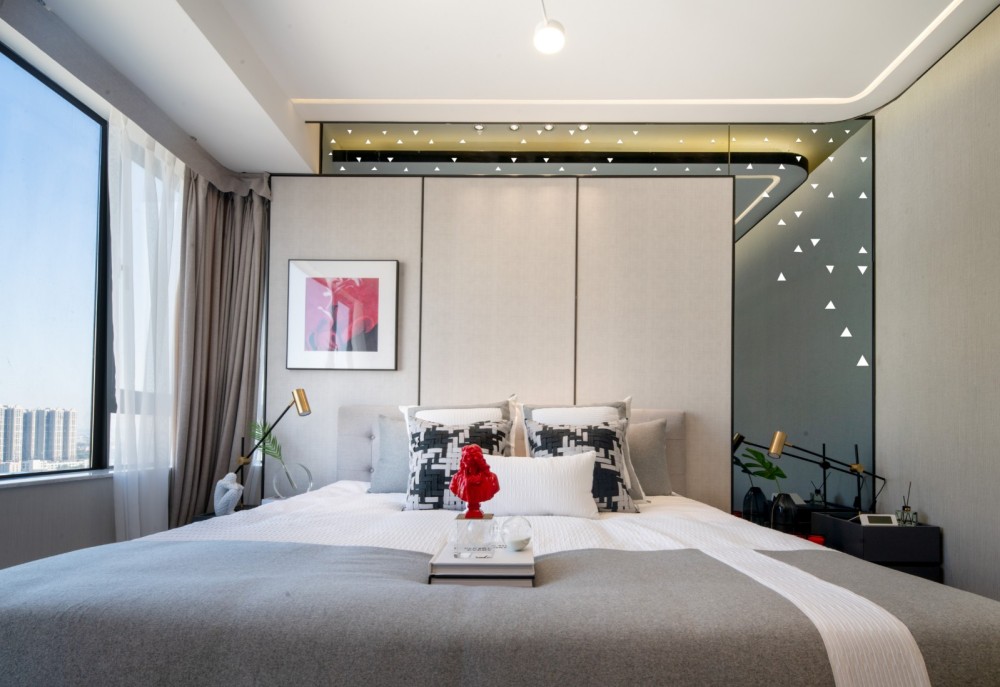 現(xiàn)代簡約風格室內設計家裝案例-臥室 現(xiàn)代簡約風格室內設計家裝案例-臥室