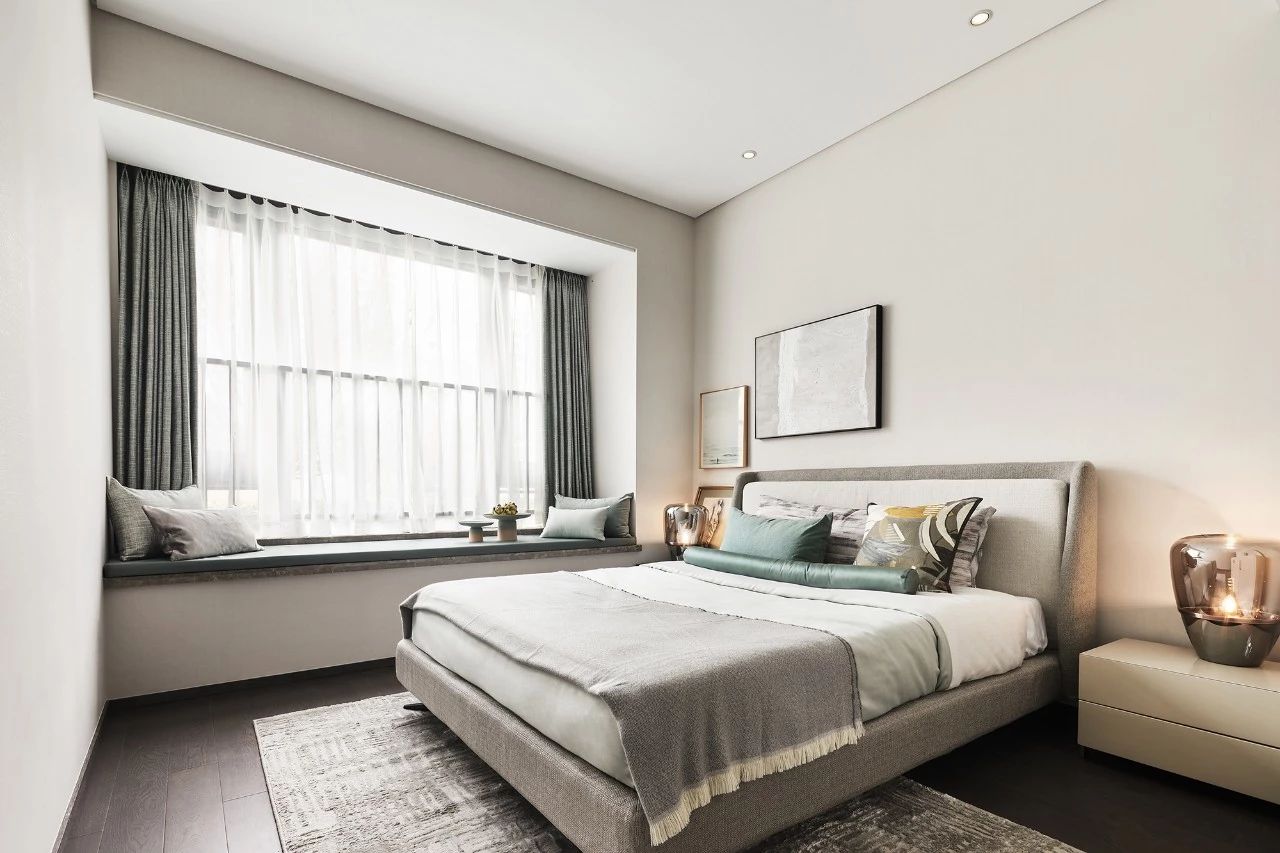 現(xiàn)代輕奢風(fēng)格室內(nèi)設(shè)計(jì)家裝案例-次臥 現(xiàn)代輕奢風(fēng)格室內(nèi)設(shè)計(jì)家裝案例-次臥