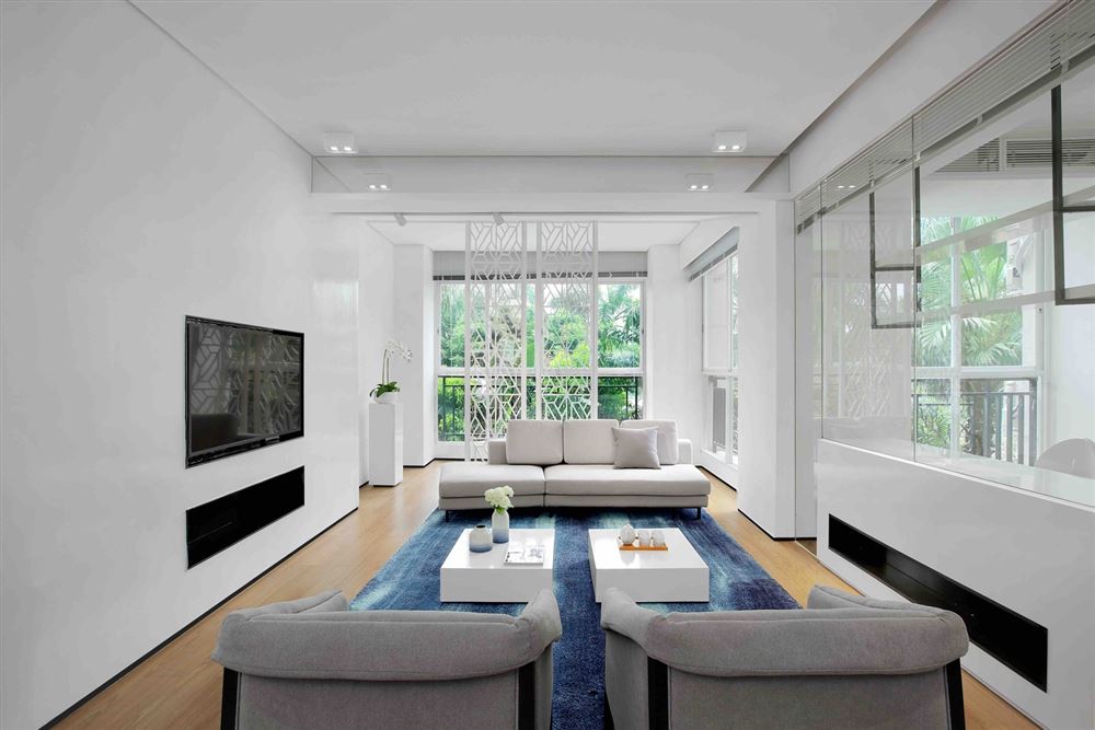 佛山市碧桂園智慧慢城現(xiàn)代簡(jiǎn)約風(fēng)格三居室裝修案例