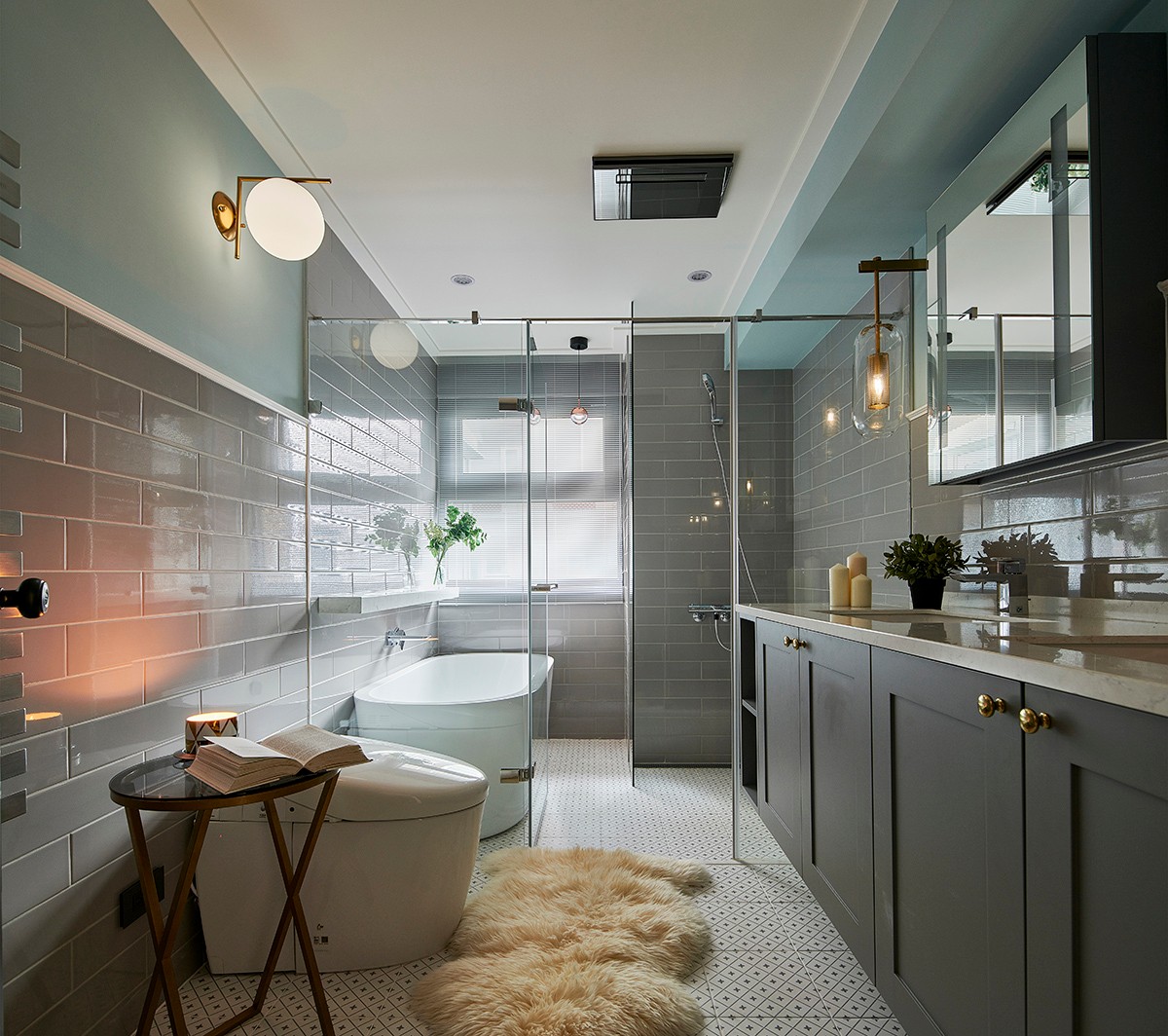 裝修案例美式風格復式裝修效果圖-衛(wèi)生間 裝修案例美式風格復式裝修效果圖-衛(wèi)生間