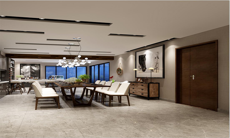 瀧景花園別墅355平米現(xiàn)代簡約風(fēng)格裝修案例-廚餐廳 瀧景花園別墅355平米現(xiàn)代簡約風(fēng)格裝修案例-廚餐廳