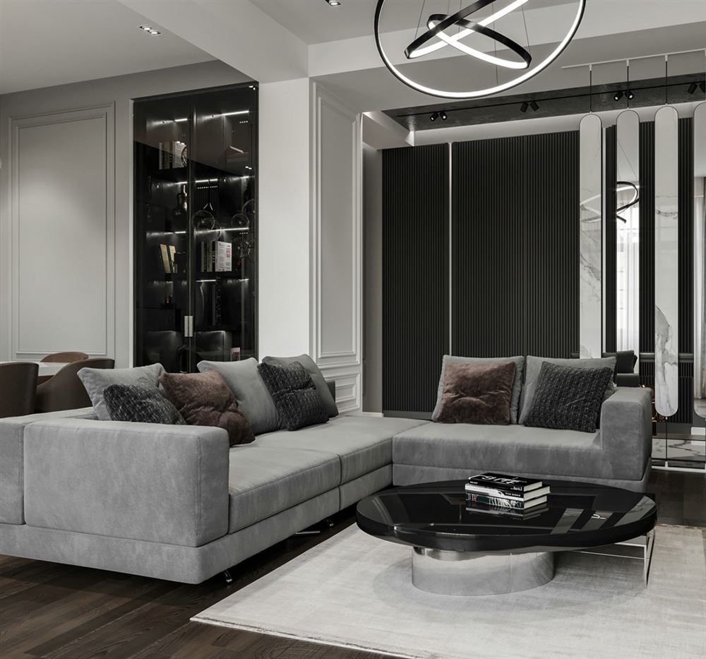 陽江市德信華城現(xiàn)代簡約風(fēng)格三居室裝修案例