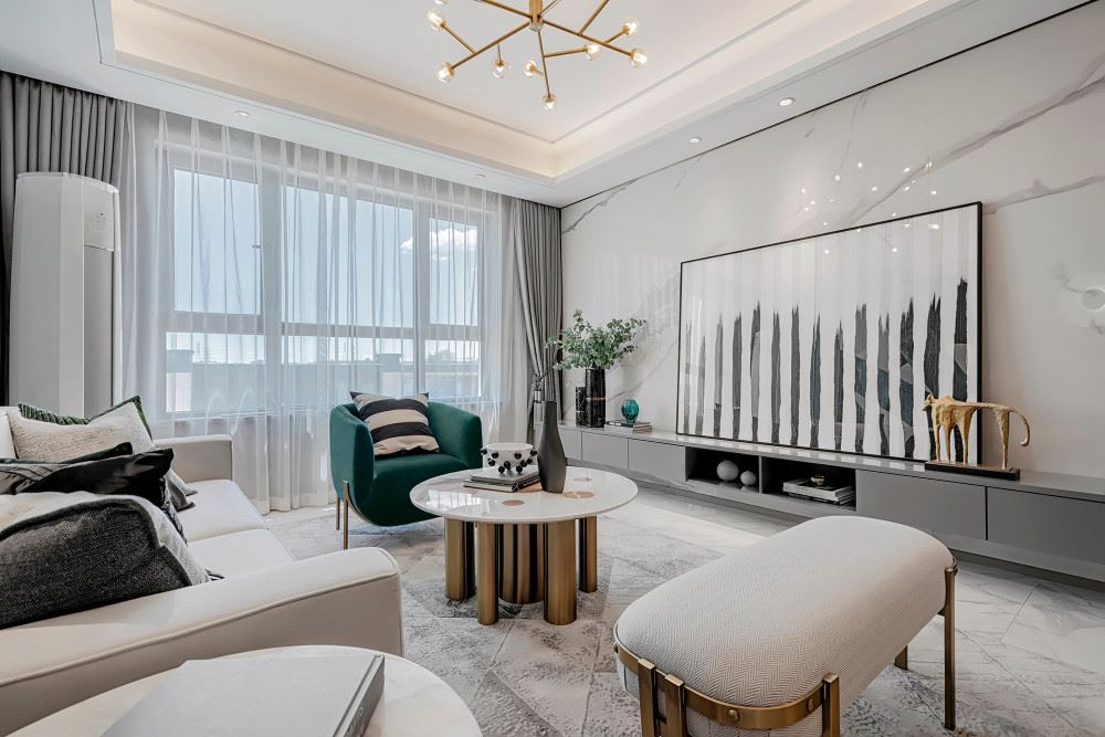 佛山市招商城市主場北歐風(fēng)格三居室裝修案例