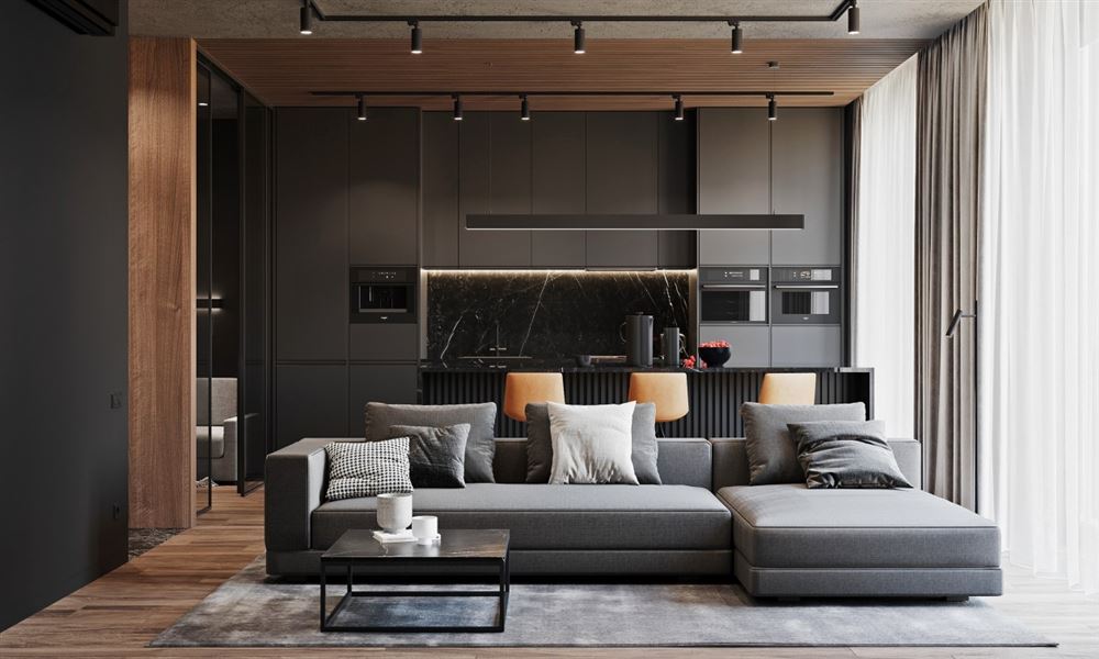 佛山市美的&middot;金地&middot;新明珠&middot;鳳翔灣壹號現(xiàn)代簡約風(fēng)格四居室裝修案例