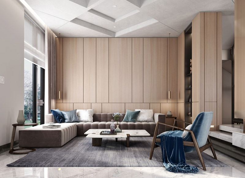 江門市德信園新中式風(fēng)格別墅裝修案例