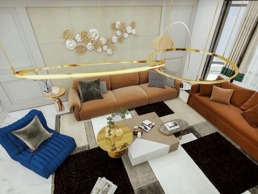 江門市時代春樹里輕奢風(fēng)格四居室裝修案例