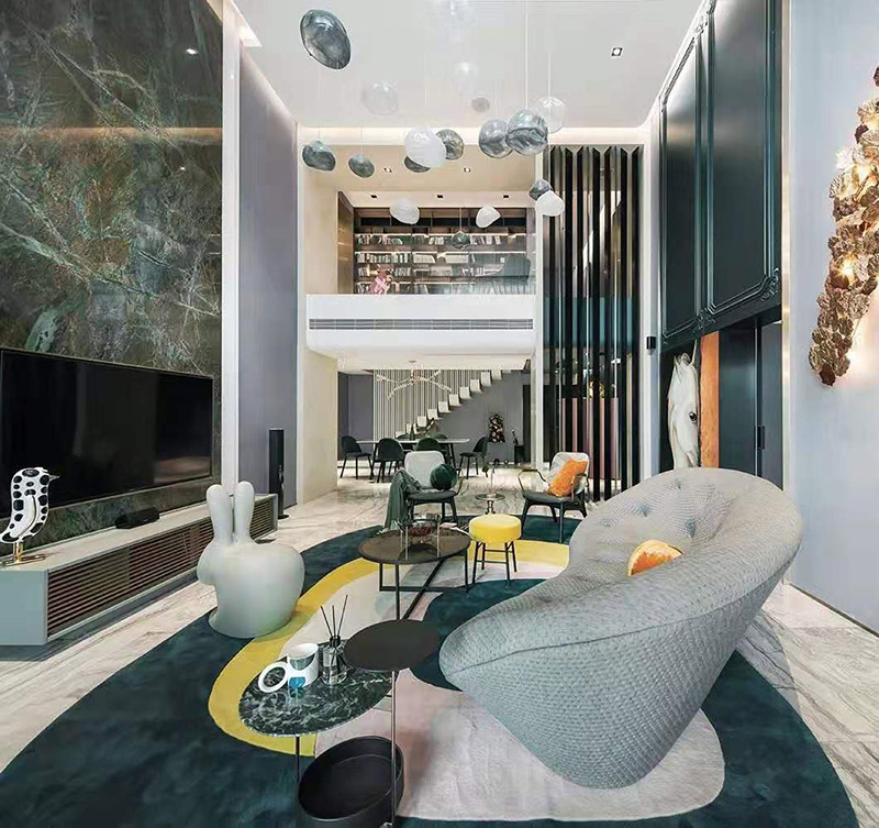 現(xiàn)代前衛(wèi)風(fēng)格室內(nèi)裝修效果圖-一里洋房復(fù)式樓200平米-客廳 現(xiàn)代前衛(wèi)風(fēng)格室內(nèi)裝修效果圖-一里洋房復(fù)式樓200平米-客廳