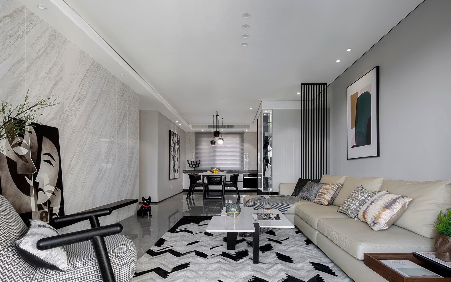 現(xiàn)代簡約風格家裝設計室內(nèi)裝修效果圖-客餐廳 現(xiàn)代簡約風格家裝設計室內(nèi)裝修效果圖-客餐廳