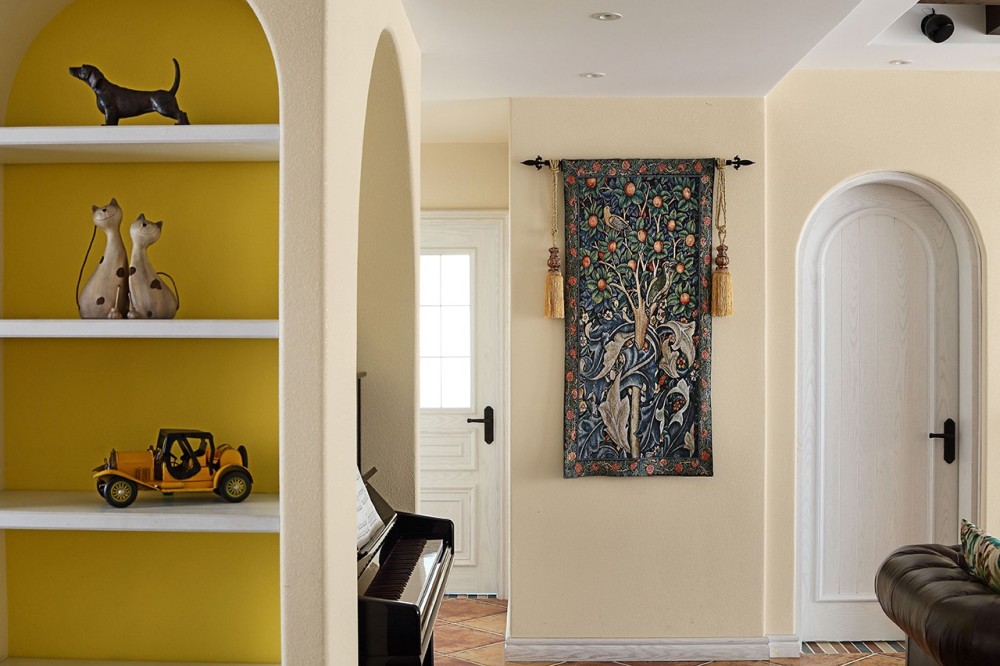 美式田園風(fēng)格室內(nèi)家裝案例效果圖-走廊 美式田園風(fēng)格室內(nèi)家裝案例效果圖-走廊