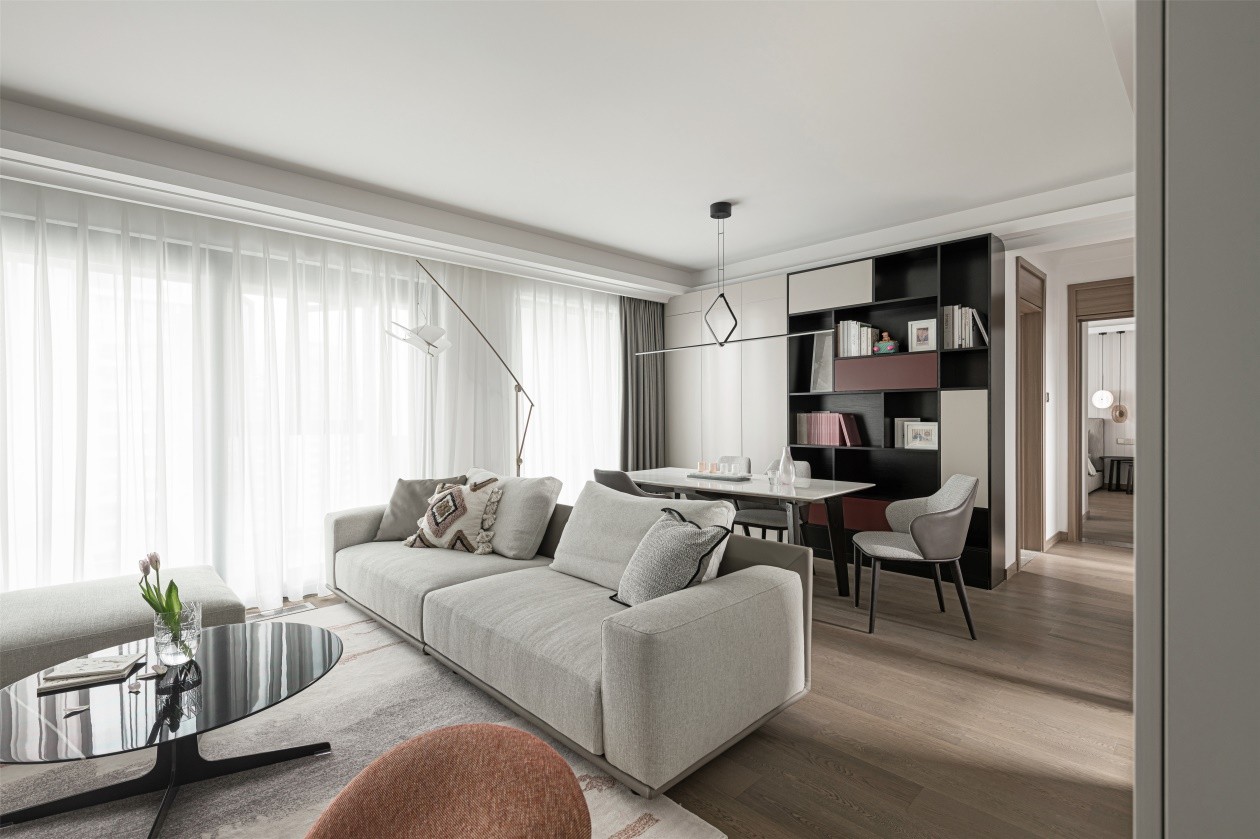 現(xiàn)代簡約風格室內(nèi)設計家裝案例-客餐廳 現(xiàn)代簡約風格室內(nèi)設計家裝案例-客餐廳