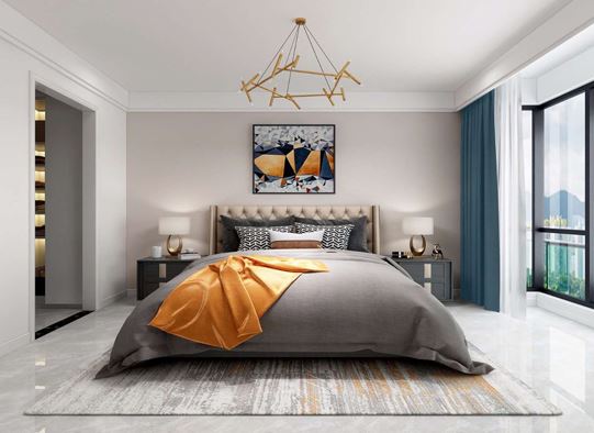 湖州市長(zhǎng)和莊園現(xiàn)代簡(jiǎn)約風(fēng)格二居室裝修案例