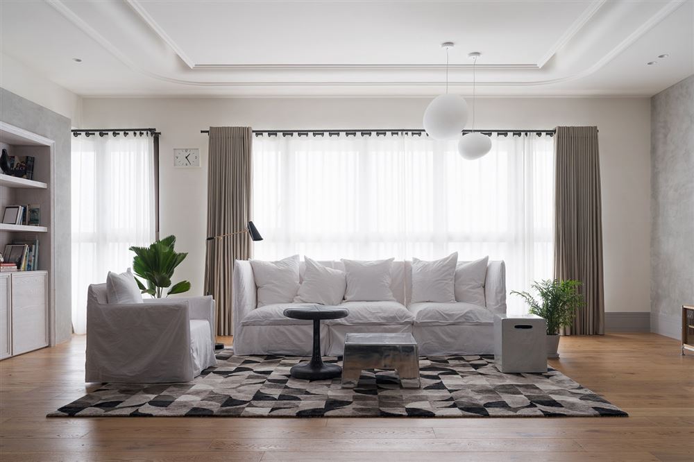 廣州市凱旋新世界北歐風(fēng)格三居室裝修案例