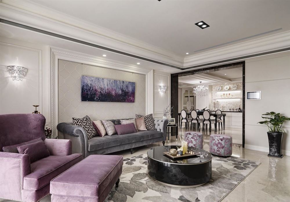 廣州市智聯(lián)汽車小鎮(zhèn)歐式風(fēng)格四居室裝修案例