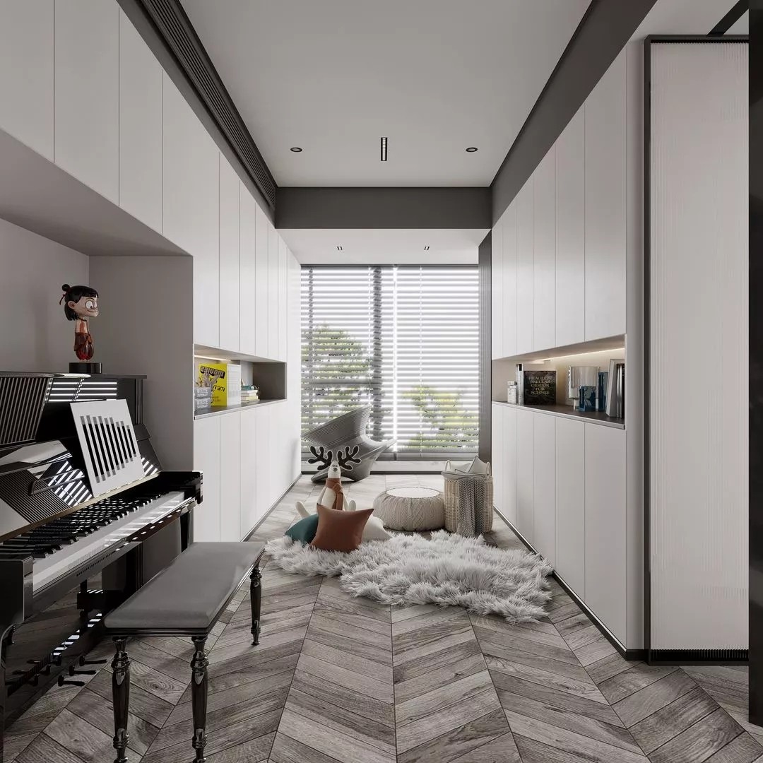 裝修公司現(xiàn)代簡(jiǎn)約風(fēng)格室內(nèi)裝修效果圖-書(shū)房 裝修公司現(xiàn)代簡(jiǎn)約風(fēng)格室內(nèi)裝修效果圖-書(shū)房