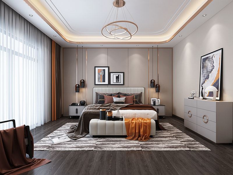 楚雄彝族自治州撥云壹號(hào)公館輕奢風(fēng)格別墅裝修案例