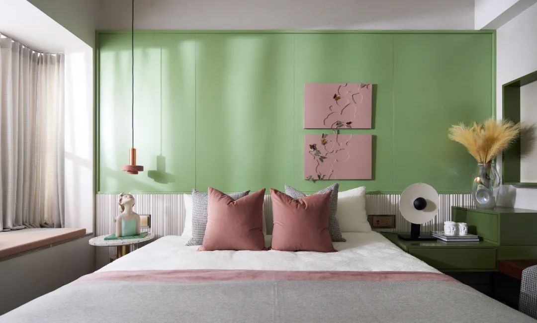 美式田園風格室內(nèi)設計家裝案例-主臥 美式田園風格室內(nèi)設計家裝案例-主臥