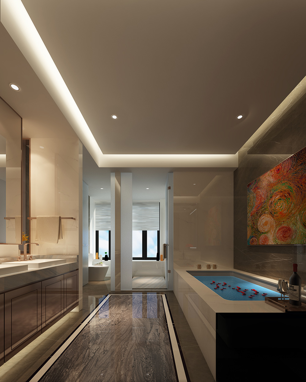 現代簡約風格室內裝修設計效果圖-鉆石之家富春山居-室內主衛(wèi)裝修設計 現代簡約風格室內裝修設計效果圖-鉆石之家富春山居-室內主衛(wèi)裝修設計