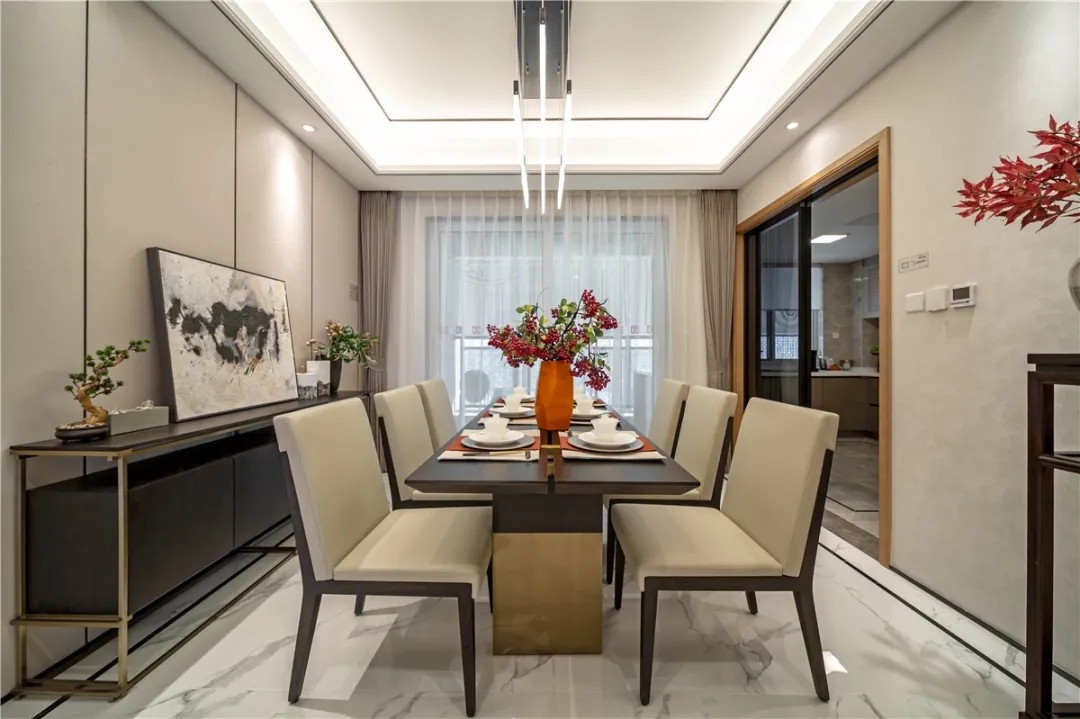 新中式風(fēng)格家裝設(shè)計(jì)室內(nèi)裝修效果圖-餐廳 新中式風(fēng)格家裝設(shè)計(jì)室內(nèi)裝修效果圖-餐廳