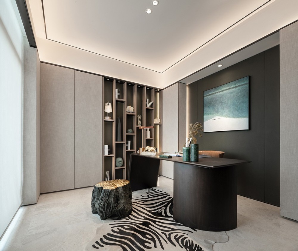 現(xiàn)代簡(jiǎn)約風(fēng)格室內(nèi)設(shè)計(jì)家裝案例-書房 現(xiàn)代簡(jiǎn)約風(fēng)格室內(nèi)設(shè)計(jì)家裝案例-書房