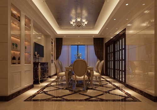 佛山市越秀御湖臺歐式風(fēng)格別墅裝修案例