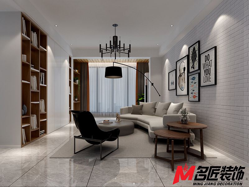 臺(tái)州市鑫磊&middot;城市之星北歐風(fēng)格二居室裝修案例