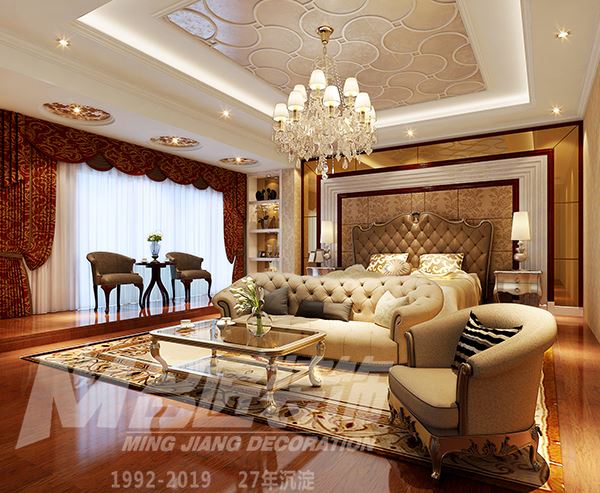 佛山市招商&middot;悅府歐式風(fēng)格四居室裝修案例