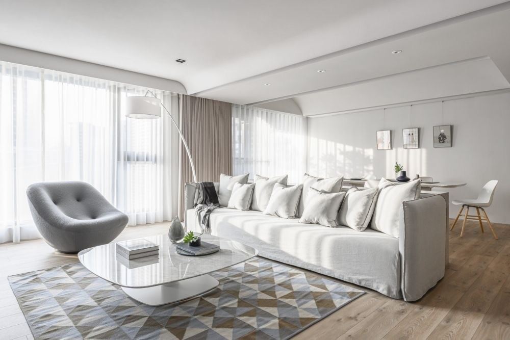 江門市潮連聚龍新村現(xiàn)代簡(jiǎn)約風(fēng)格三居室裝修案例