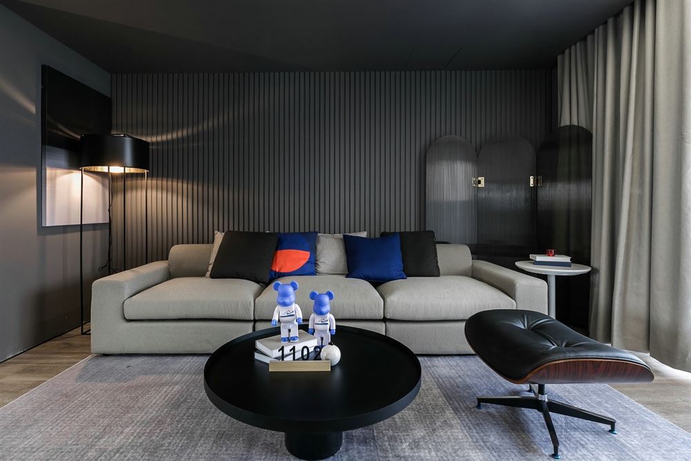 江門(mén)市海怡園現(xiàn)代簡(jiǎn)約風(fēng)格三居室裝修案例